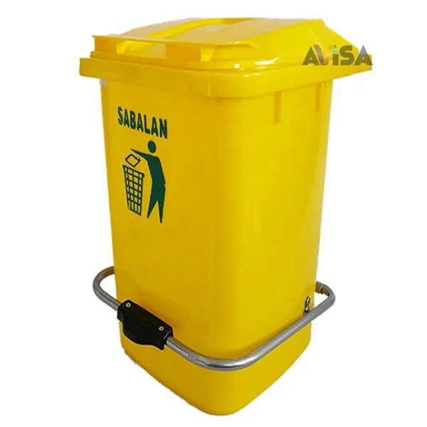 سطل زباله 60 لیتری پدالدار