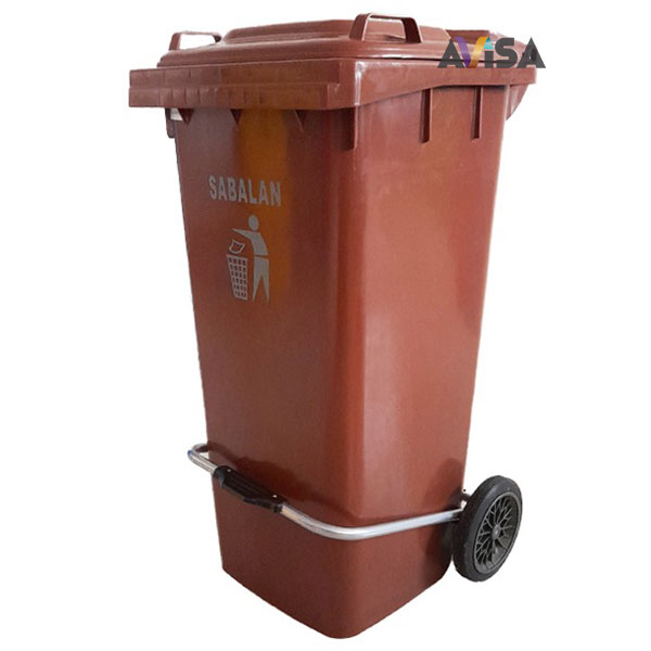 سطل زباله پدال دار 100 لیتری