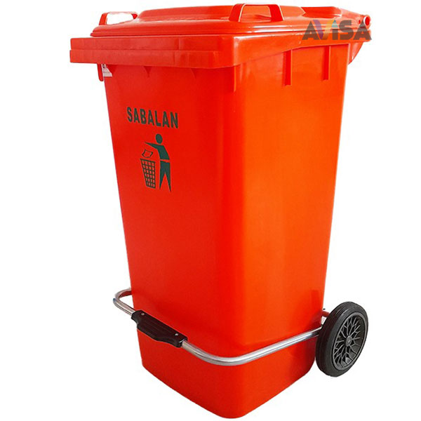 سطل زباله پدال دار 240 لیتری