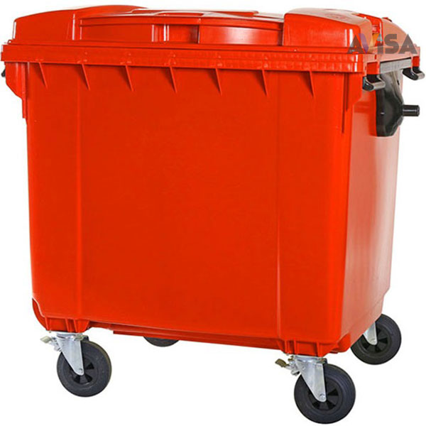سطل زباله درمانگاهی 660 لیتری