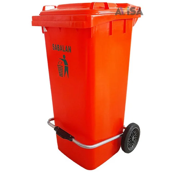 سطل زباله پدال دار 120 لیتری