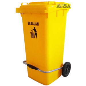 سطل زباله پدال دار 120 لیتری