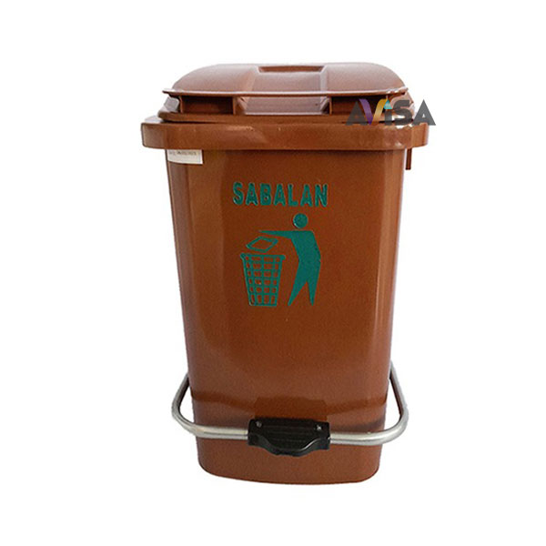 مخزن زباله پدالدار 12 لیتری