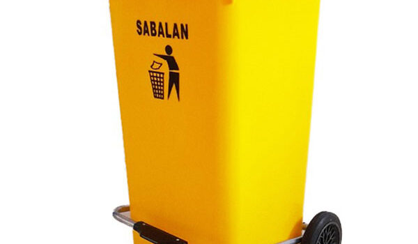 سطل زباله پدالدار 100 لیتری