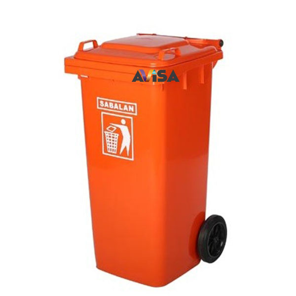 سطل زباله 120 لیتری چرخدار (قیمت عمده)