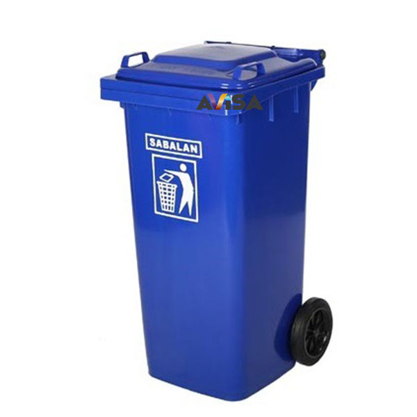 سطل زباله 120 لیتری چرخدار (قیمت عمده)